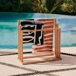 Parc Organic Cotton Green Beach Towel -Optimal Furniture Store CB2SU23 RC 02C HERO 1