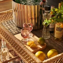 Milano Stainless Steel Champagne Bucket -Optimal Furniture Store CB2SU23 RC 03C Det 146