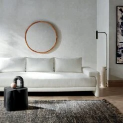 Leno Black And Natural Handwoven Jute Area Rug 5'x8' -Optimal Furniture Store CamdenWhiteSofaAG20 1x1