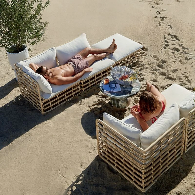 Cana 3-Piece Outdoor Patio Sectional Sofa 2 Cana 3-Piece Outdoor Patio Sectional Sofa - Image 2