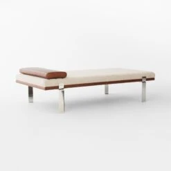 Canale Boucle And Leather Upholstered Daybed 10 Canale Boucle And Leather Upholstered Daybed -Optimal Furniture Store CanaleBoucleNLthrDaybed3QBSSF21