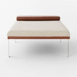 Canale Boucle And Leather Upholstered Daybed 9 Canale Boucle And Leather Upholstered Daybed -Optimal Furniture Store CanaleBoucleNLthrDaybedSDSSF21