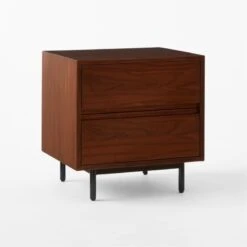 Cardiff 2-Drawer Wood Nightstand -Optimal Furniture Store CardiffNightstand3QSSS23