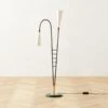 Caro Black Metal Floor Lamp