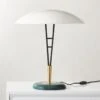 Caro Black And White Metal Table Lamp