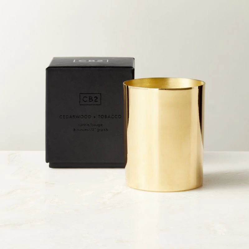 Cedarwood + Tobacco Scented Candle 2 Cedarwood + Tobacco Scented Candle - Image 2