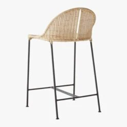 Cesta Rattan Counter Stool -Optimal Furniture Store Cesta24inCounterStool3QBS20