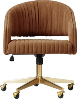 Channel Suede Office Chair -Optimal Furniture Store ChannelSuedeOfficeChairF18