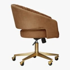Channel Suede Office Chair -Optimal Furniture Store ChannelSuedeOfficeChairSDF18
