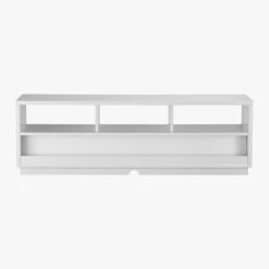 Chill High-Gloss White Media Console 60'' -Optimal Furniture Store ChillMediaConsoleAV3F10