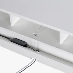 Chill High-Gloss White Media Console 60'' -Optimal Furniture Store ChillMediaConsoleAV4F10