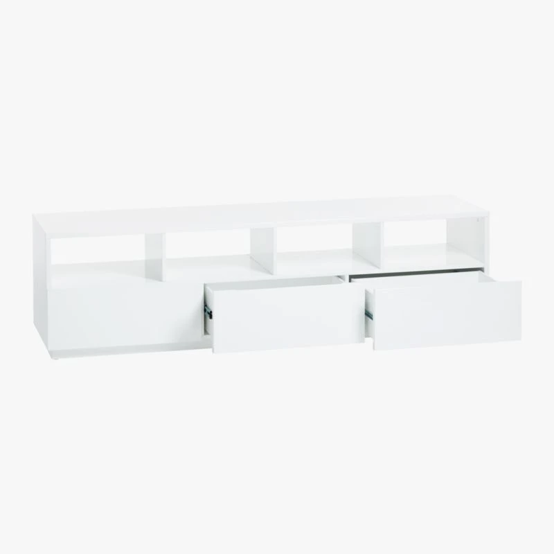 Chill High-Gloss White Media Console 80'' 6 Chill High-Gloss White Media Console 80'' - Image 6