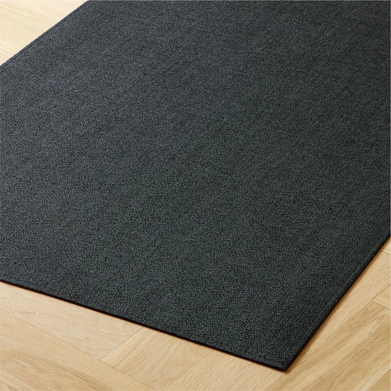 Chilewich® Black Boucle Utility Mat 2'x6' 3 Chilewich® Black Boucle Utility Mat 2'x6' - Image 3