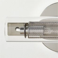 Cilindro Polished Stainless Steel Wall Sconce -Optimal Furniture Store CilindroPldSSSconceAVSHF22