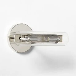 Cilindro Polished Stainless Steel Wall Sconce -Optimal Furniture Store CilindroPldSSSconceSSF22