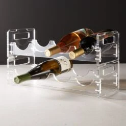Clear Wine Rack 5 Clear Wine Rack -Optimal Furniture Store ClearWineRackAVSHS20