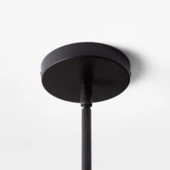 Clifton Cast Glass And Black Chain Link Pendant Light -Optimal Furniture Store CliftonCtGlsChnLkPndntSSS23