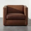 Club Leather Lounge Chair