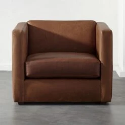 Club Leather Lounge Chair
