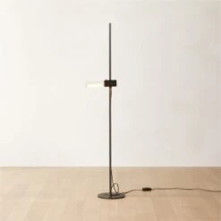 Colonna Adjustable Black Floor Lamp -Optimal Furniture Store ColonnaBlackFloorLampAVSHF22