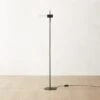 Colonna Adjustable Black Floor Lamp