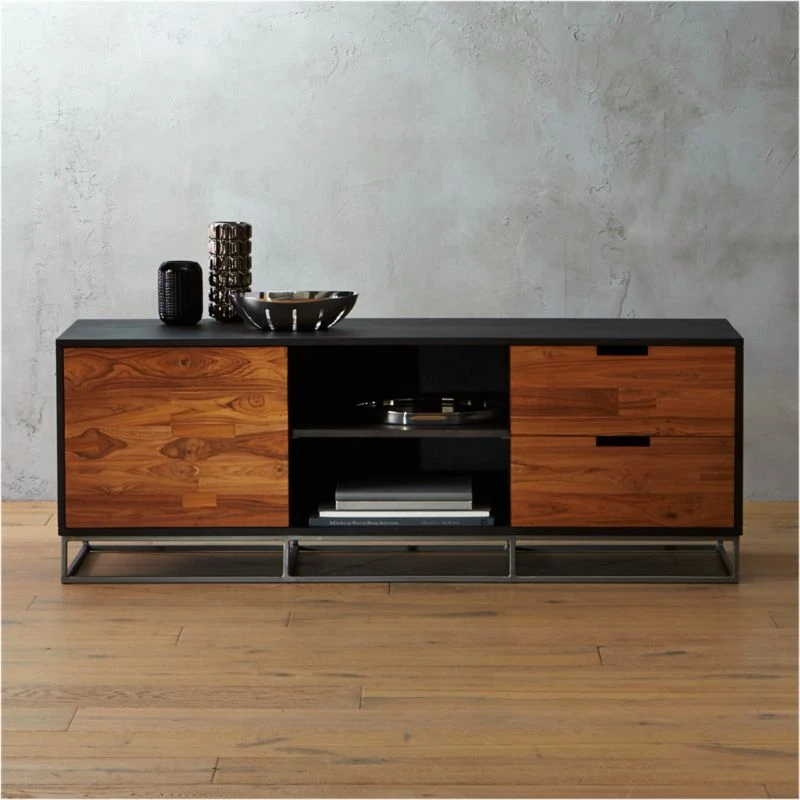 Congo Wood Media Console 56'' 1 Congo Wood Media Console 56''