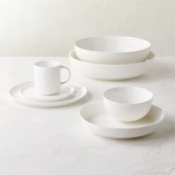 Contact White Serving Bowl Large -Optimal Furniture Store ContactGroupFHS23