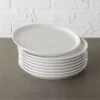 Contact White Salad Plate Set Of 8