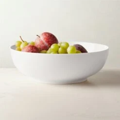 Contact White Serving Bowl -Optimal Furniture Store ContactServingBowlROS22