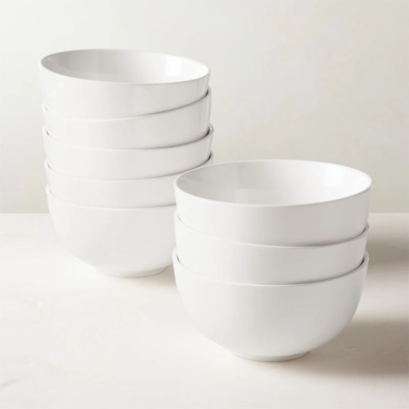Contact White Soup Bowl Set Of 8 1 Contact White Soup Bowl Set Of 8
