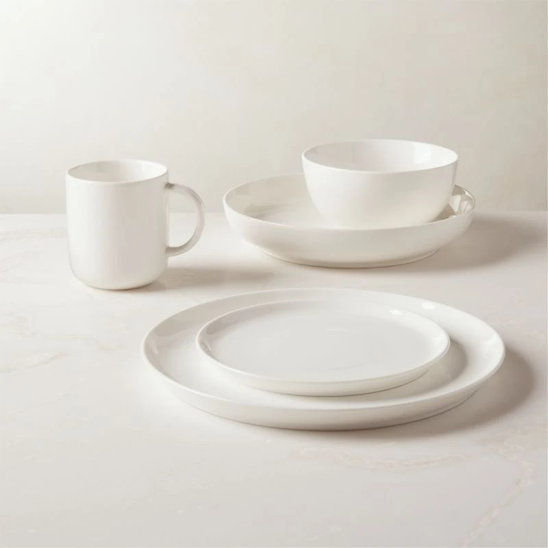 Contact White Soup Bowl Set Of 8 2 Contact White Soup Bowl Set Of 8 - Image 2