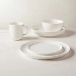 Contact White Serving Bowl -Optimal Furniture Store ContactWhtDinnerwareGroupFHS22