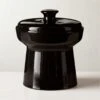 Contempri Black Cookie Jar