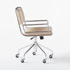 Court Pearl Vegan Leather Office Chair -Optimal Furniture Store CourtOfficeChairSDSSS21