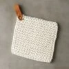 Crochet White Pot Holder
