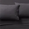 Organic Cotton Percale 400 Thread Count Black Sheet Sets