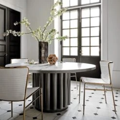 Tali Polished Onyx Object -Optimal Furniture Store CypherWhiteMarbleDiningAG20 1x1