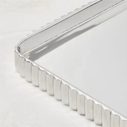 Danilo Pleated Stainless Steel Letter Tray 7 Danilo Pleated Stainless Steel Letter Tray -Optimal Furniture Store DaniloSSPltdLetterTrayAVSHS23