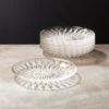 Daphne Glass Appetizer Plate Set Of 8