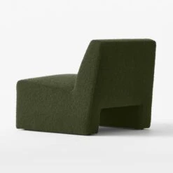 Dario Green Boucle Accent Chair -Optimal Furniture Store DarioGreenBoucleChair3QBSSF22