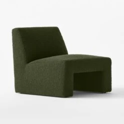 Dario Green Boucle Accent Chair -Optimal Furniture Store DarioGreenBoucleChair3QSSF22