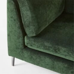 Decker 2-Piece L-Shaped Green Performance Velvet Sectional Sofa With Right Arm Chaise -Optimal Furniture Store DeckerGreenCornerChairAVSSF23