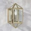 Denver Indoor/Outdoor Polished Brass Wall Sconce
