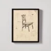'Design For A Chair I' Framed Reproduction By Carel Adolph Lion Cachet 18''x22''