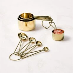 Dose Champagne Gold Measuring Cups -Optimal Furniture Store DoseChampagneGoldGroupFHF22 1