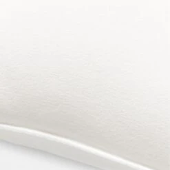 Doux White Velvet Throw Pillow With Down-Alternative Insert 23'' 4 Doux White Velvet Throw Pillow With Down-Alternative Insert 23'' -Optimal Furniture Store DouxIvoryPillow23inAVSSS23