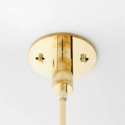 Dufrene Polished Brass Pendant Light -Optimal Furniture Store DufrenePldBrsPendantSSS23