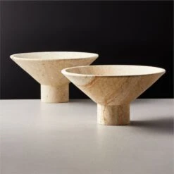 Dune Footed Sandstone Bowl -Optimal Furniture Store DuneFootedSandstoneBowlAV2SHF21