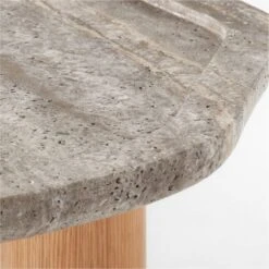 El Verano Travertine Coffee Table -Optimal Furniture Store ElVeranoCoffeeTableAVSSS22