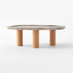 El Verano Travertine Coffee Table -Optimal Furniture Store ElVeranoCoffeeTableSOSSS22